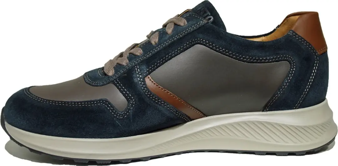 Heren Veterschoenen Mephisto Dino Blue Blauw - Maat 9½ - afbeelding 2 van 6