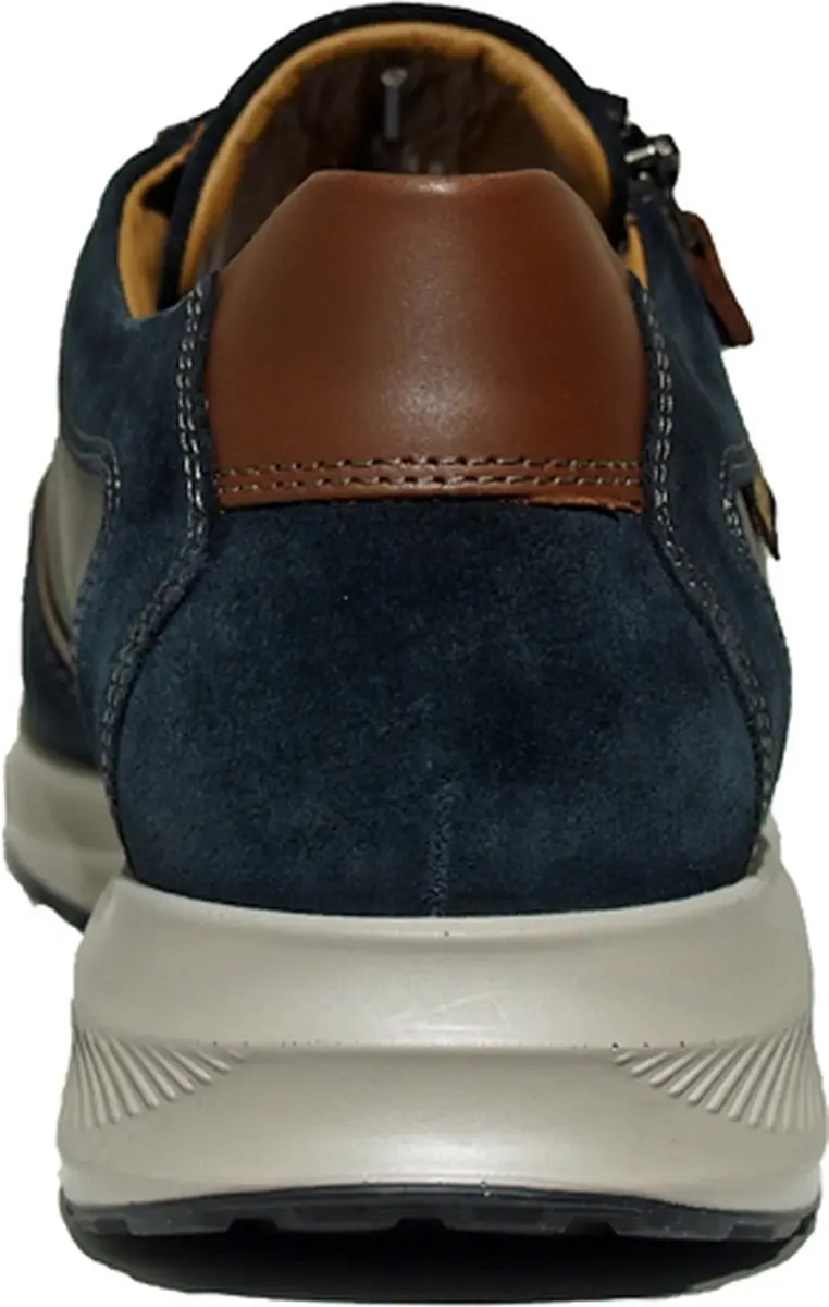 Heren Veterschoenen Mephisto Dino Blue Blauw - Maat 9½ - afbeelding 4 van 6