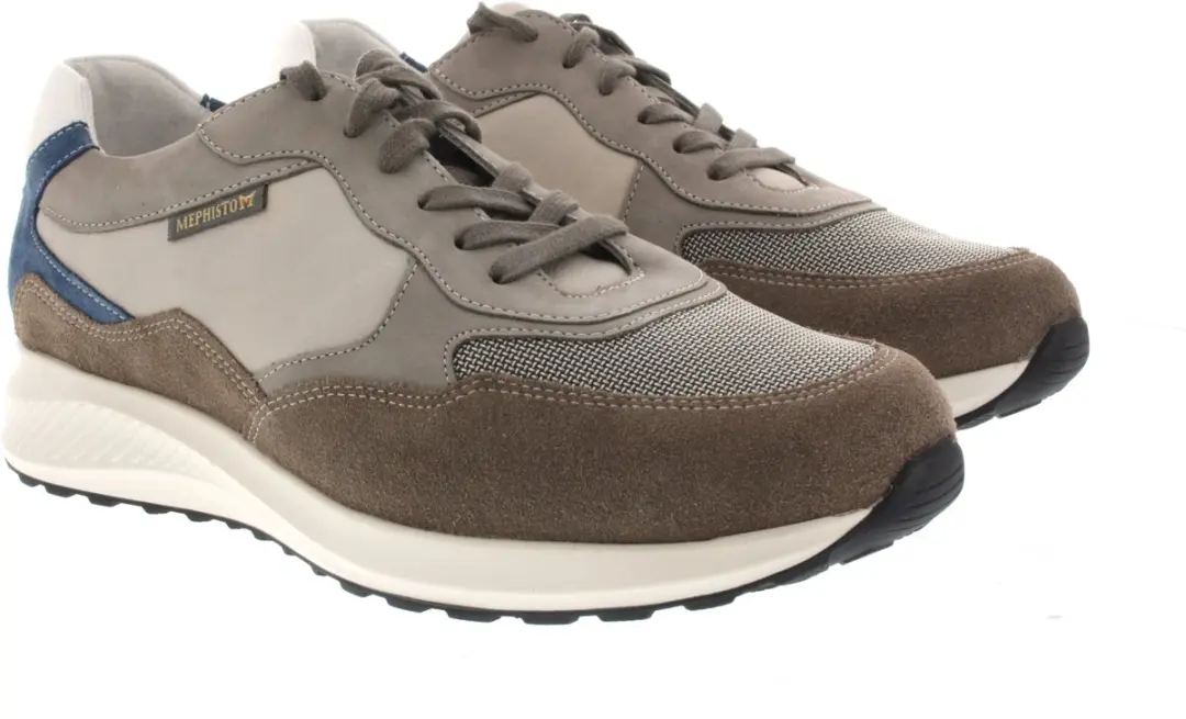Heren Veterschoenen Mephisto Driss Warm Grey Grijs - Maat 44.5 - afbeelding 6 van 6