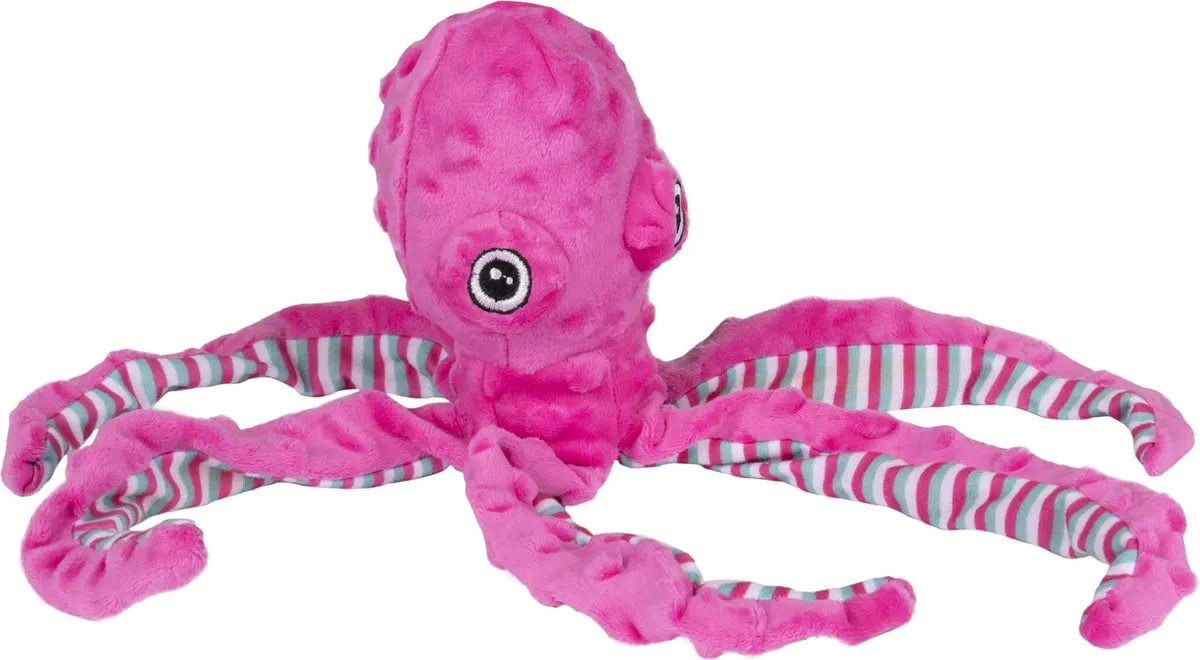 Flamingo Bubbly Octopus S Knuffelspeeltje - 35cm - Pluche
