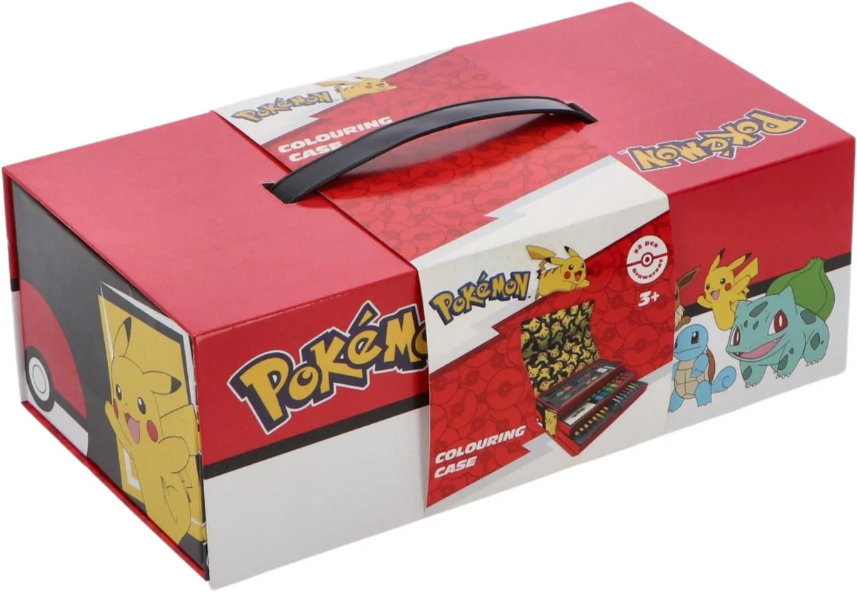 Pokémon Kleurdoos met Lade - 42 Stuks