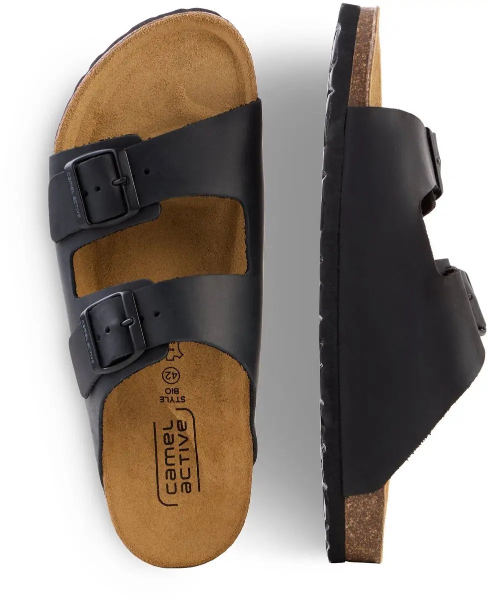 camel active Sandalen gemaakt van rundleer