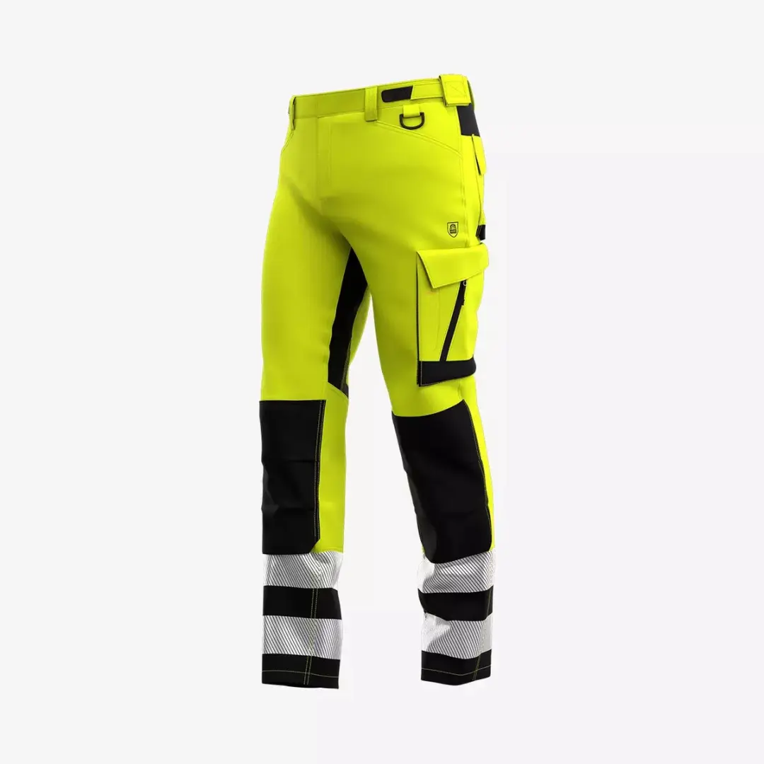Safety Jogger Works Werkbroek - Geel/Zwart - afbeelding 2 van 3