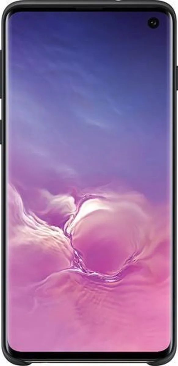 Samsung Silicone Cover Galaxy S10 - Zwart