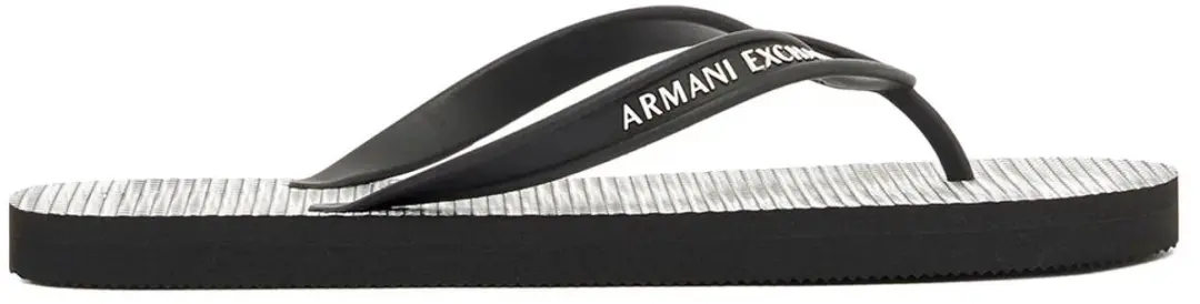 Armani Exchange Xuq002_xv676 Slippers Zwart EU 40 Man