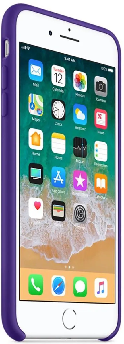 Apple Siliconen Hoesje iPhone 8 Plus/7 Plus MQH42ZM/A - Paars