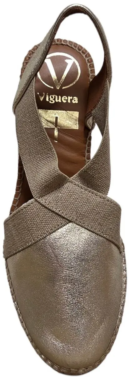 Viguera 1382 Elista Sahara Dames Sandalen Goud 37 - afbeelding 2 van 6
