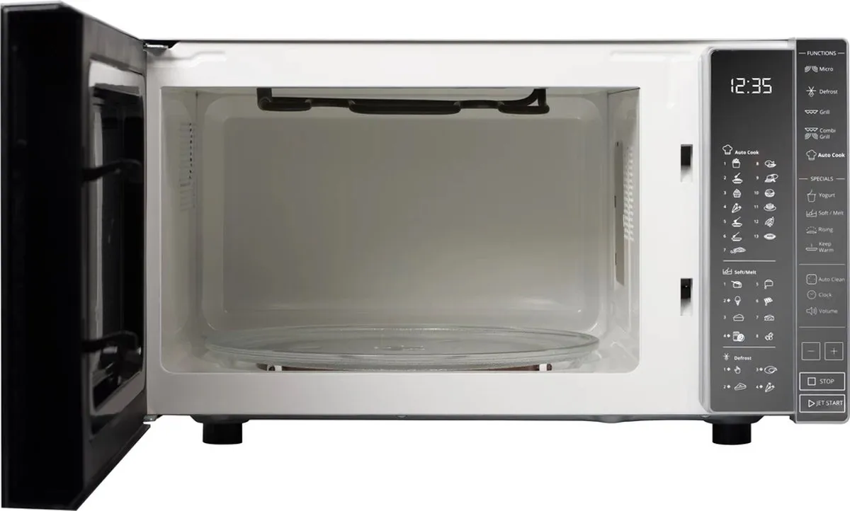 Whirlpool MWP 303 M Magnetron met Grill 900W - Grijs