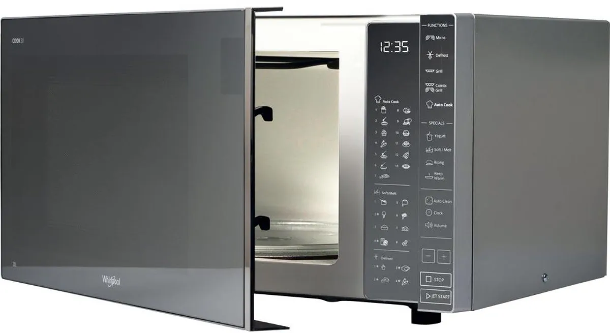 Whirlpool MWP 303 M Magnetron met Grill 900W - Grijs