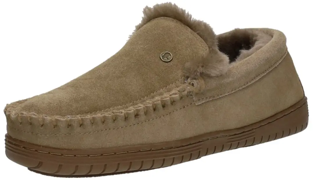 Warmbat Grizzly Pantoffels Dicht - taupe - Maat 48 - afbeelding 3 van 6