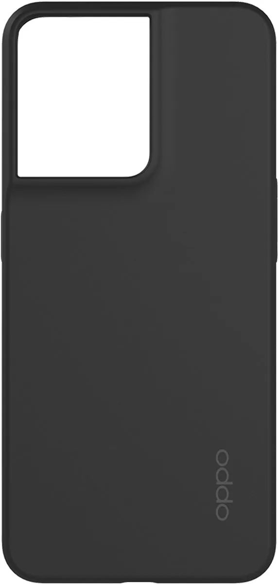OPPO Reno 8 Siliconen Hoesje - Zwart