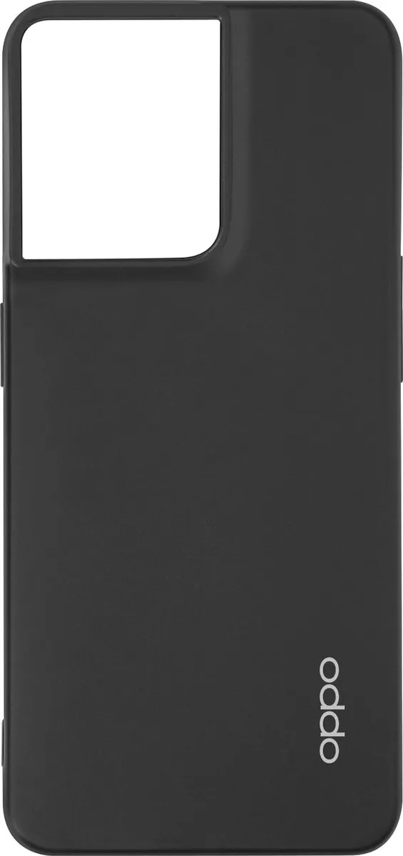 OPPO Reno 8 Siliconen Hoesje - Zwart