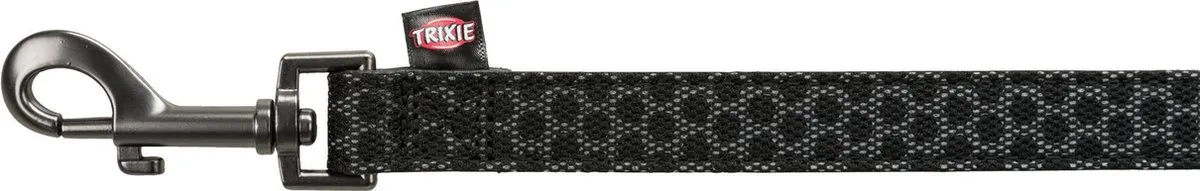 Trixie Hondenriem Night Reflect - 100x1,5cm - Zwart