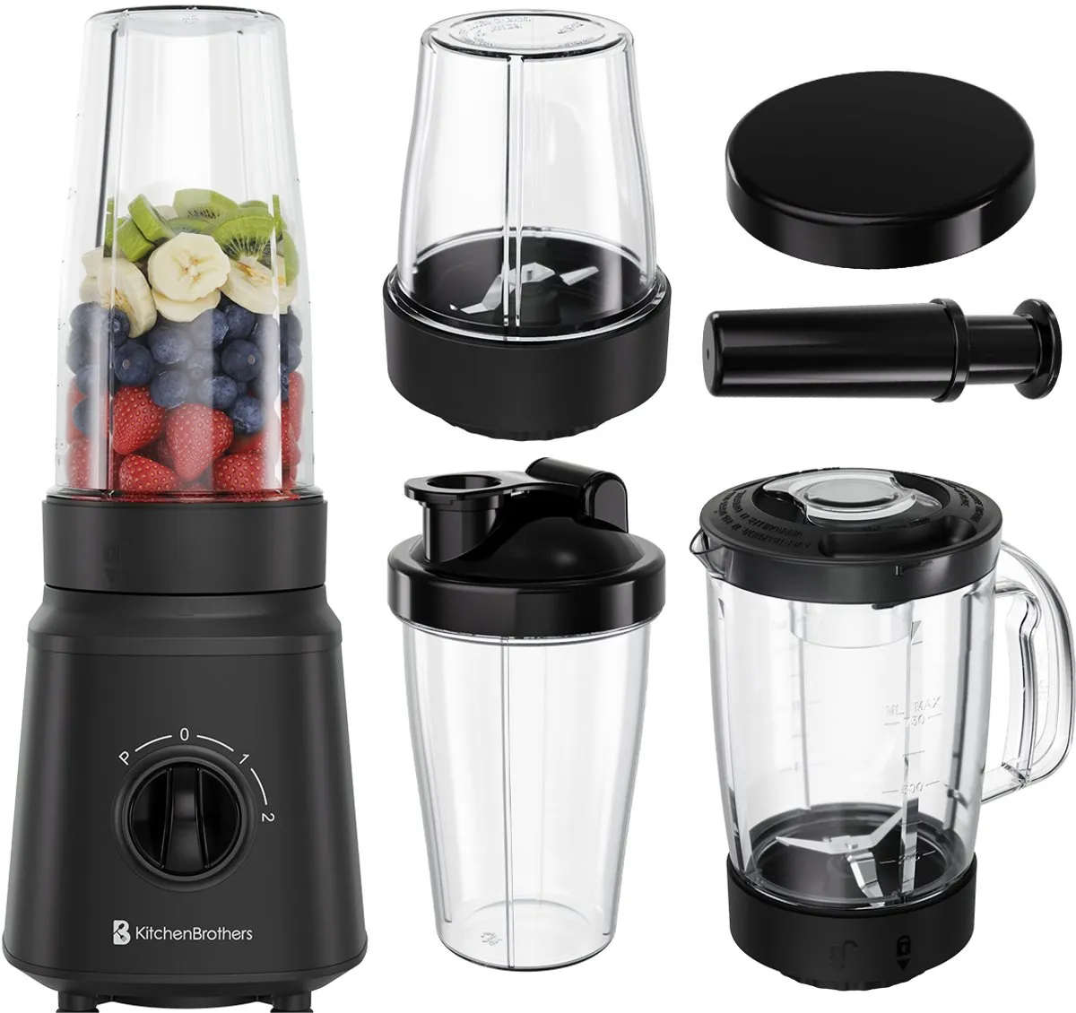 KitchenBrothers Blender Complete Set 300W