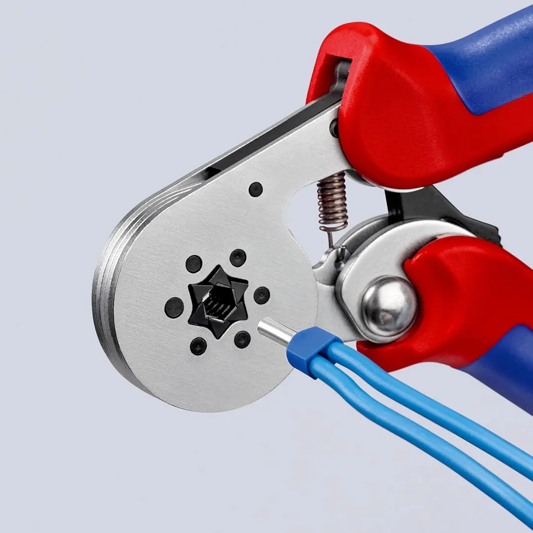 Knipex 97 55 14 SB Zelfinstellende Krimptang 180mm - afbeelding 4 van 6