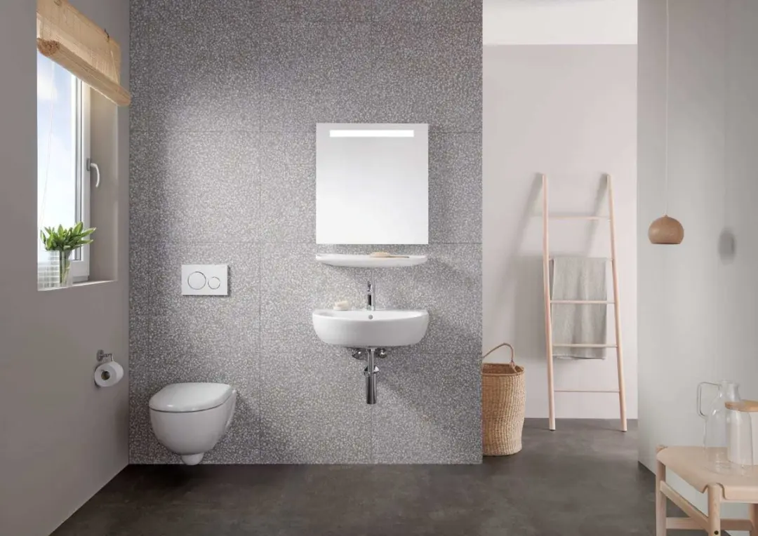 Geberit Renova wastafel 60x48cm wit - afbeelding 2 van 6