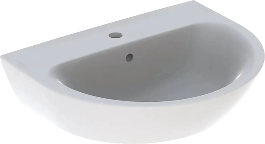 Geberit Renova wastafel 60x48cm wit