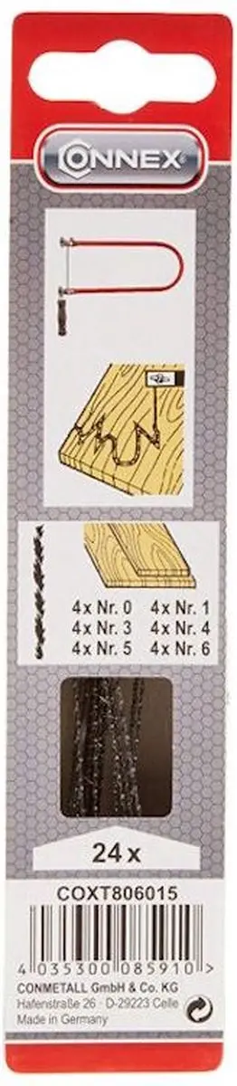 Connex Figuurzaagblad Zarsa Mix 24 Stuks