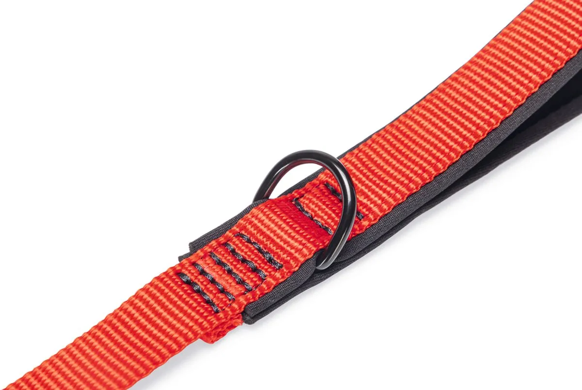 Beeztees Parinca Premium Elastische Hondenriem - Rood 180cm x 20mm