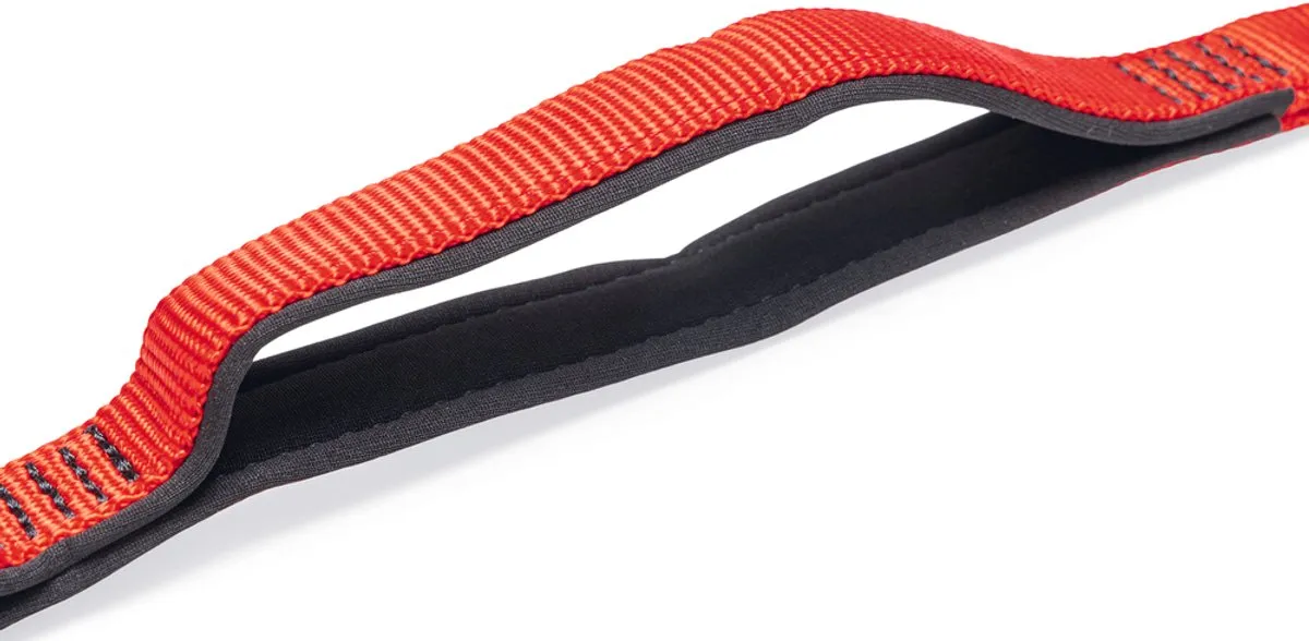 Beeztees Parinca Premium Elastische Hondenriem - Rood 180cm x 20mm