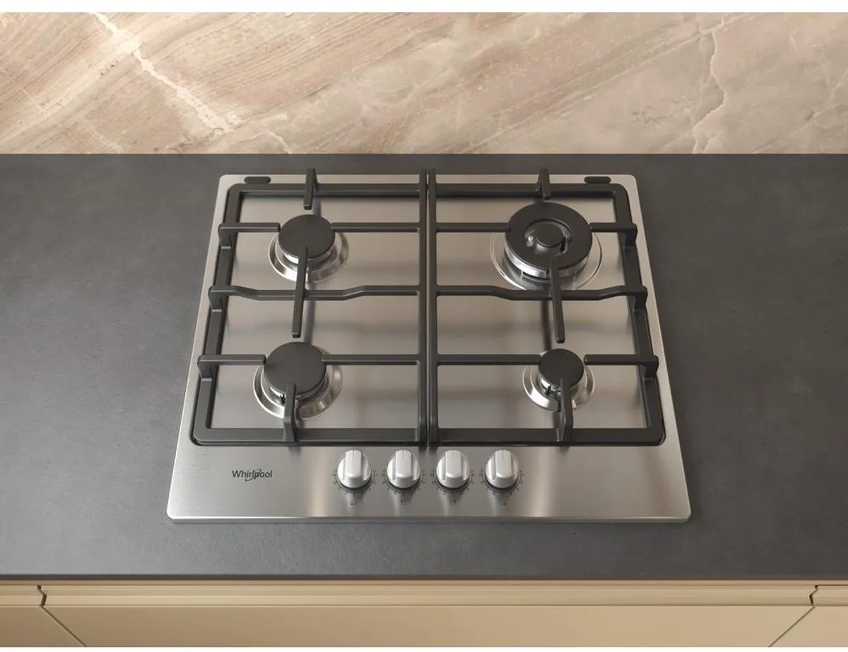 Whirlpool TGML 661 IX R Gaskookplaat 58cm - 4 Zones - 7,8kW - afbeelding 6 van 6