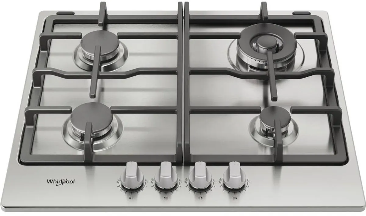 Whirlpool TGML 661 IX R Gaskookplaat 58cm - 4 Zones - 7,8kW
