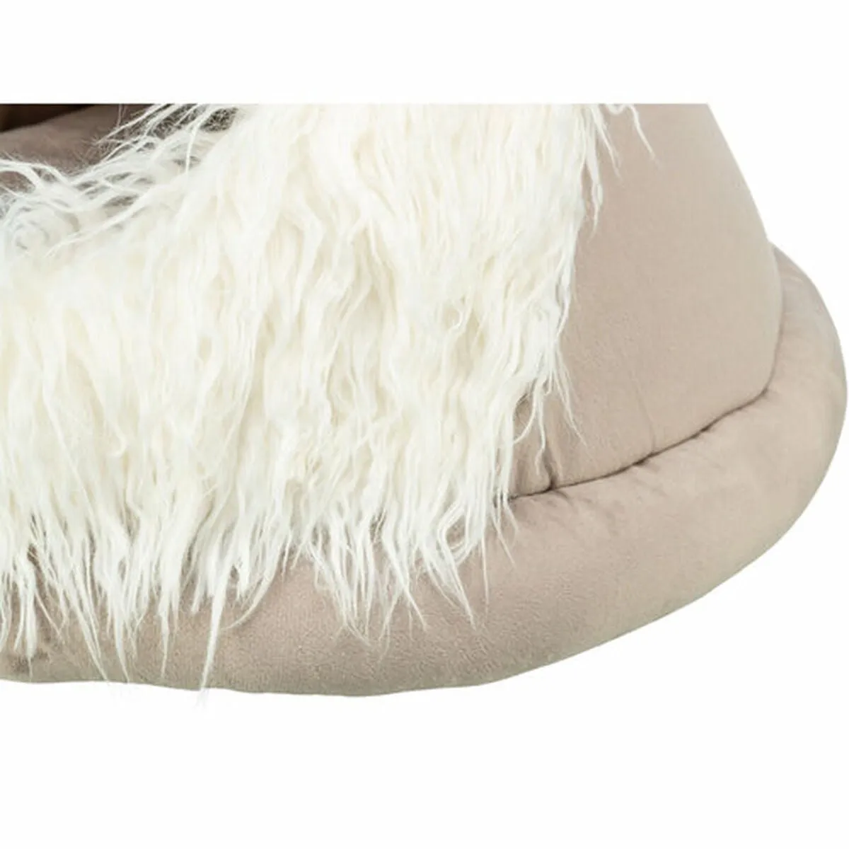 Trixie Xmas Tent Kabouter Velvet Beige 45x45x47cm - afbeelding 3 van 5