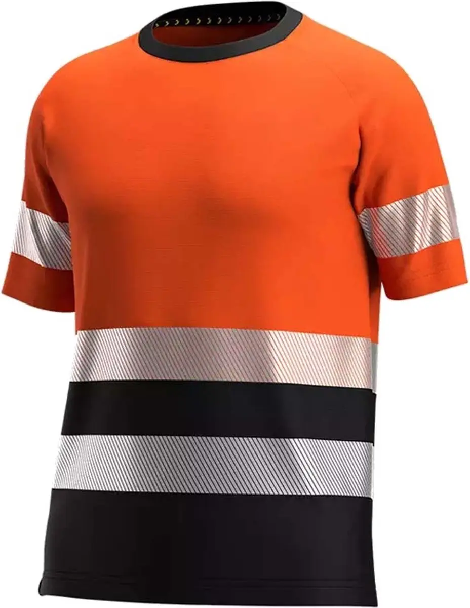 High-visibility t-shirt Scuti Safety Jogger Orange/Black
