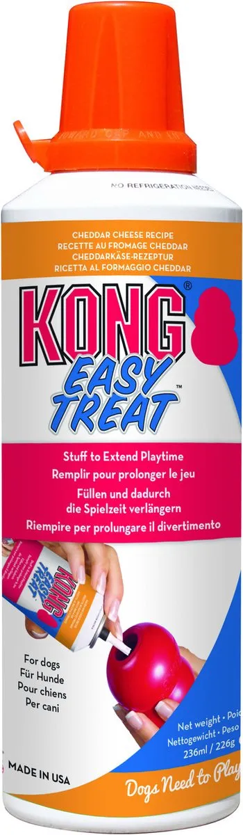 KONG Easy Treat Cheddar Hondensnack 226g - afbeelding 6 van 6
