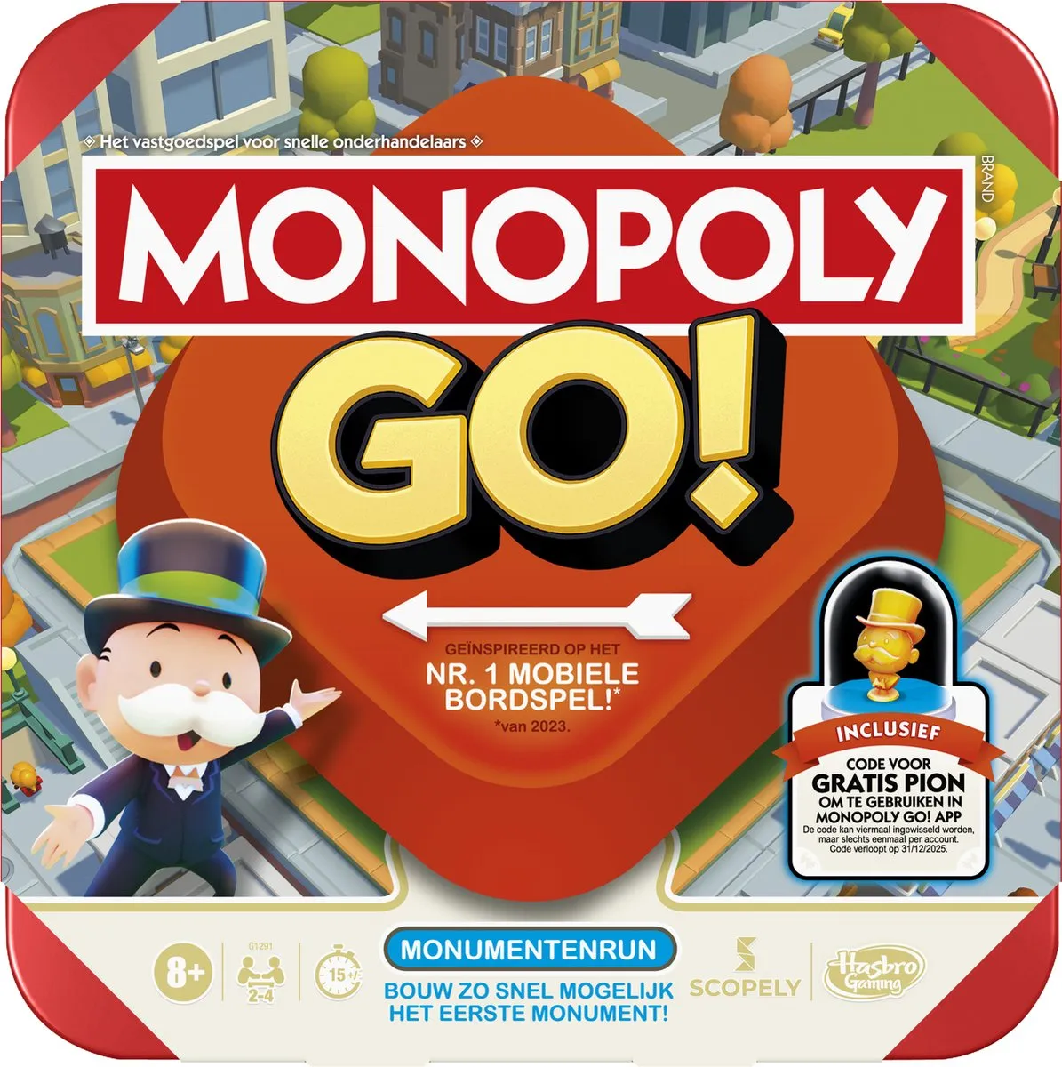 Monopoly GO! Bordspel 2014721 - 2-4 Spelers