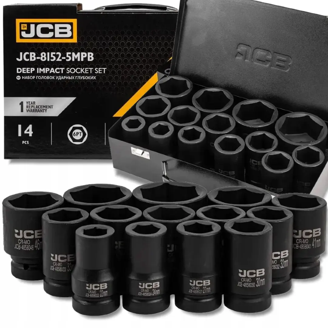 JCB Zestaw Dopsleutelset