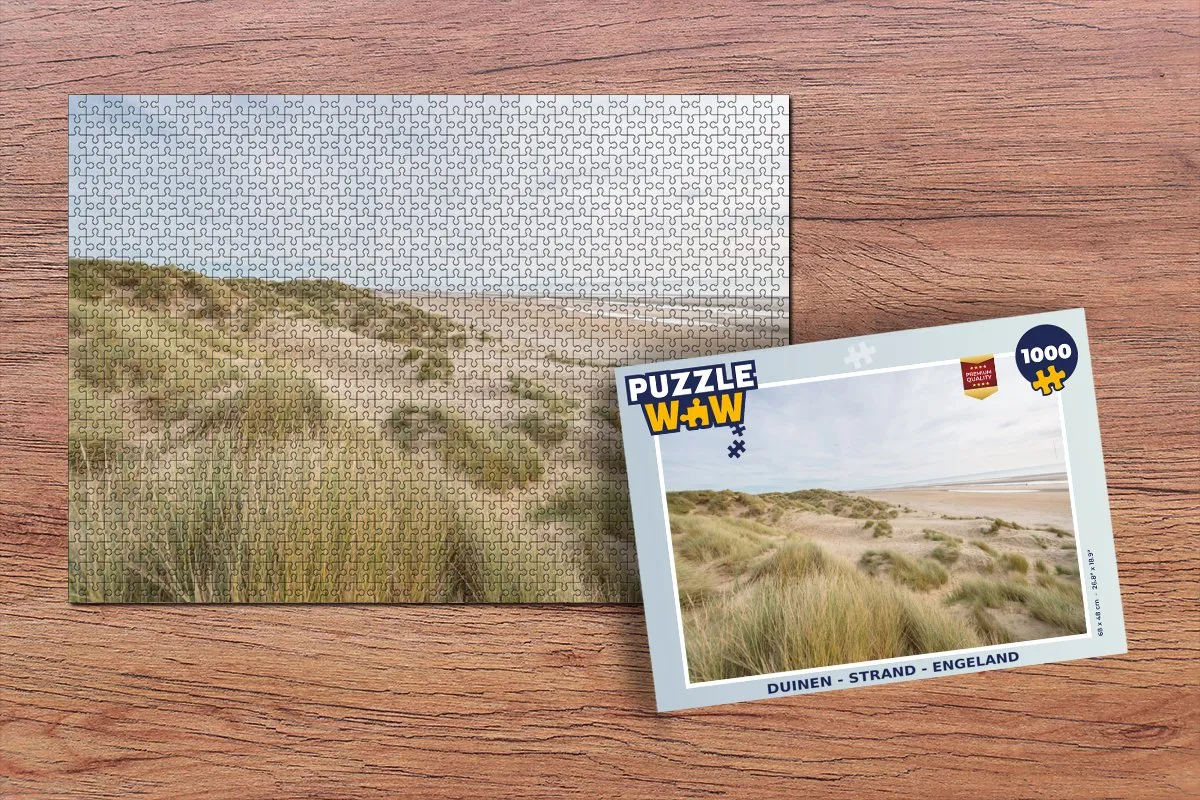 PuzzleWow Duinen Engeland Legpuzzel 1000 Stuks - Multicolor