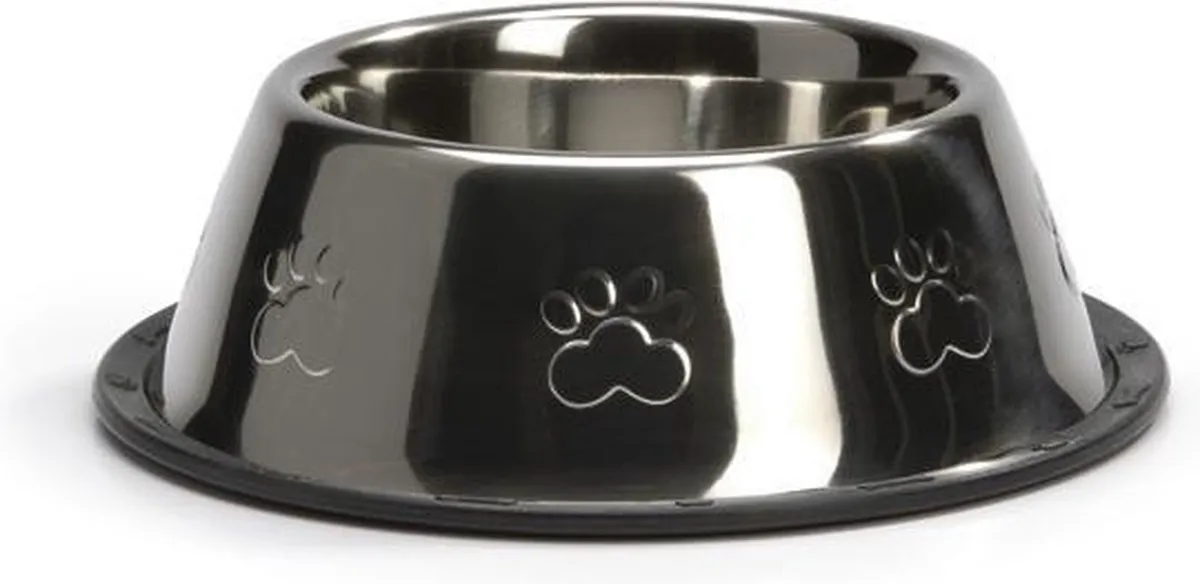 Beeztees Steeldish Hondenvoerbak 0,9L