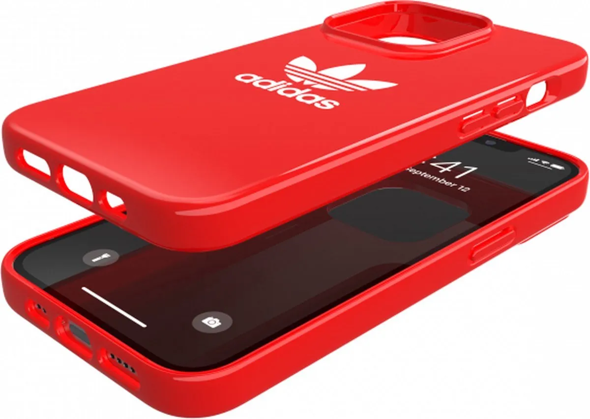 adidas Snap Case Trefoil iPhone 13/13 Pro - Rood - afbeelding 6 van 6