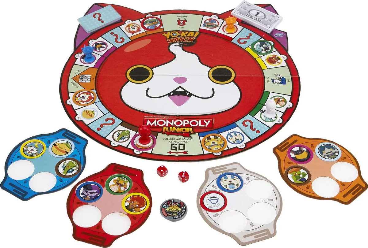 Monopoly Junior Yo-kai Watch - Kinderspel - 2-4 Spelers
