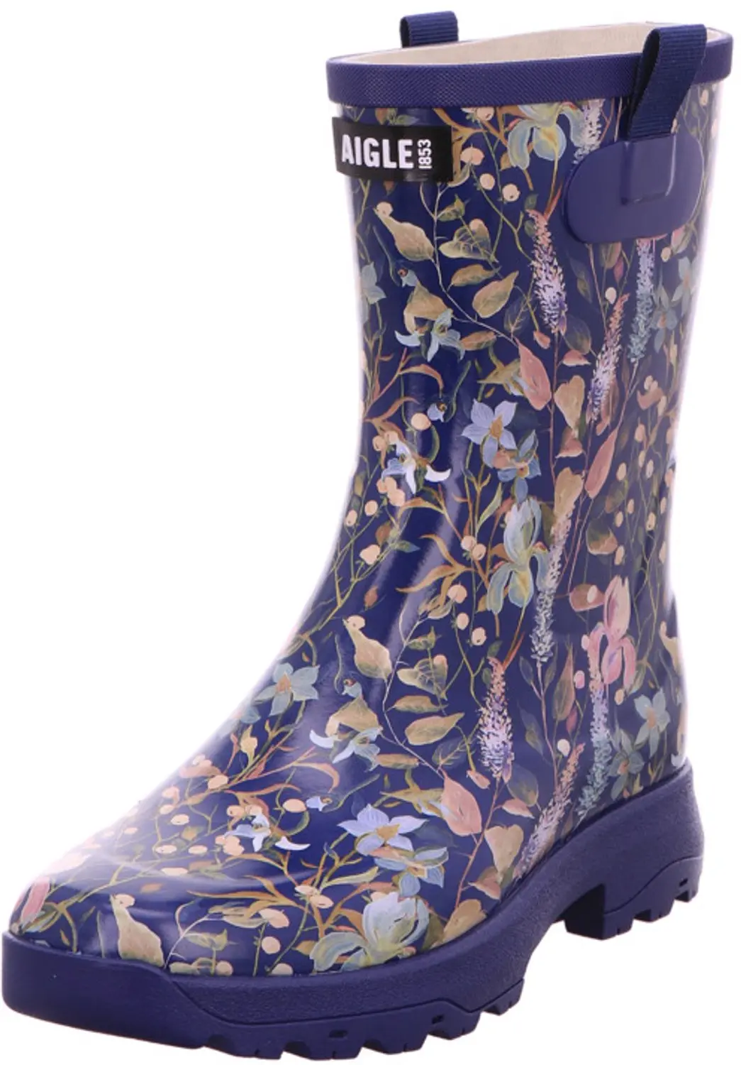 Aigle Alya Print Regenlaarzen Blauw EU 39 Vrouw