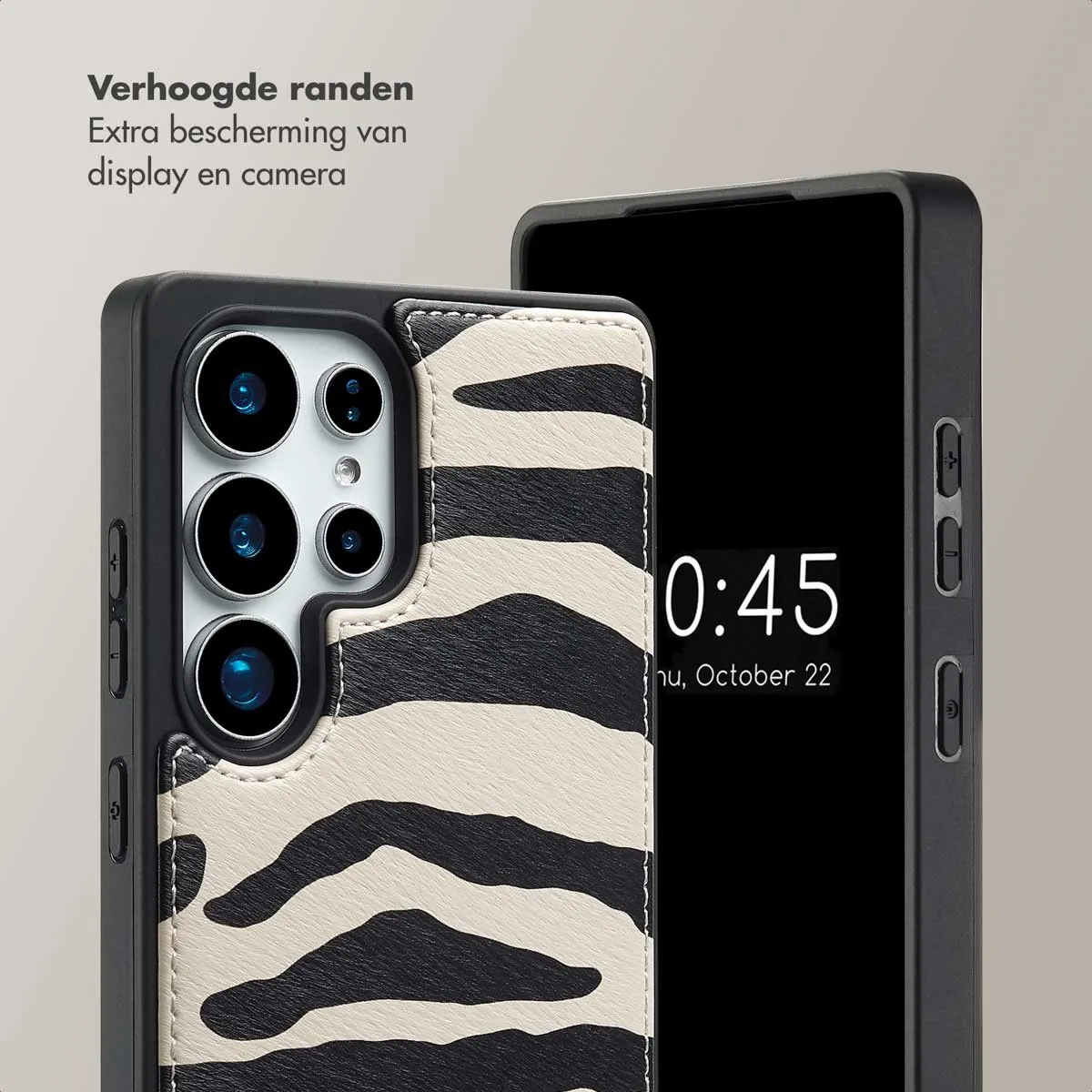 Selencia Hoesje Samsung Galaxy S25 Ultra - Zazzy Zebra - 2 Pasjes - afbeelding 6 van 6