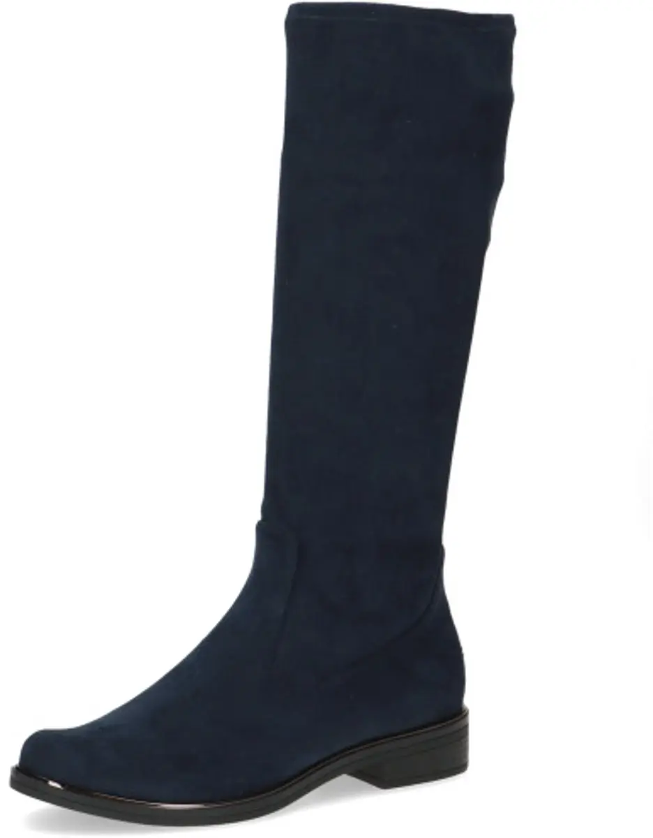 Caprice Donkerblauwe Stretch Laarzen Dames - Blauw - 41.5 - afbeelding 3 van 6