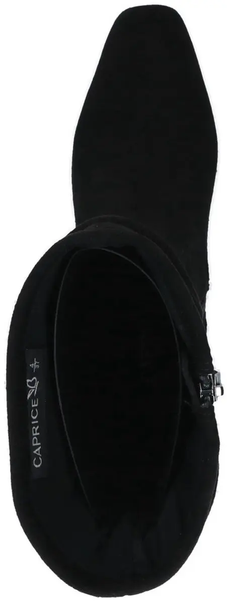 Caprice 9-9-25303-47 044 Black Lange Laarzen Zwart Suede Dames - Zwart - 39 - afbeelding 4 van 4