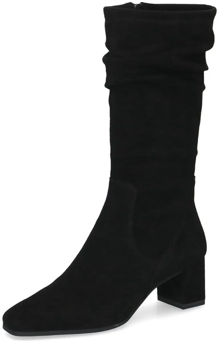 Caprice 9-9-25303-47 044 Black Lange Laarzen Zwart Suede Dames - Zwart - 39 - afbeelding 3 van 4