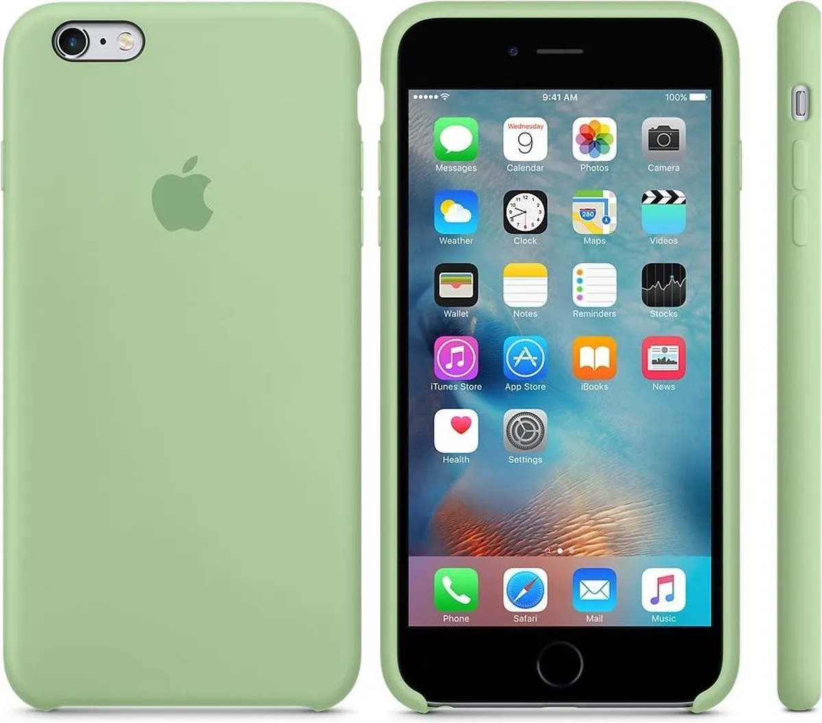 Apple iPhone 6/6S Plus Leren Hoesje Mint - APPLE_MM692ZM/A
