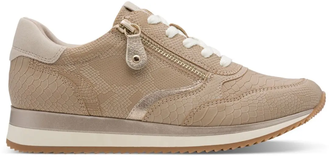 Jana Dames Sneakers - Tan - 37 EU - afbeelding 3 van 6