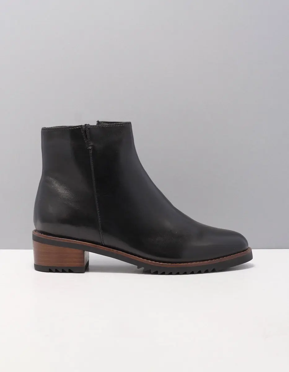 Everybody Belport Enkellaarzen Zwart