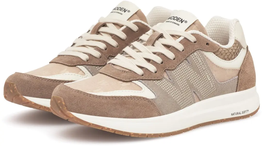 Woden Rigmor Heritage Sneakers Beige - afbeelding 2 van 6