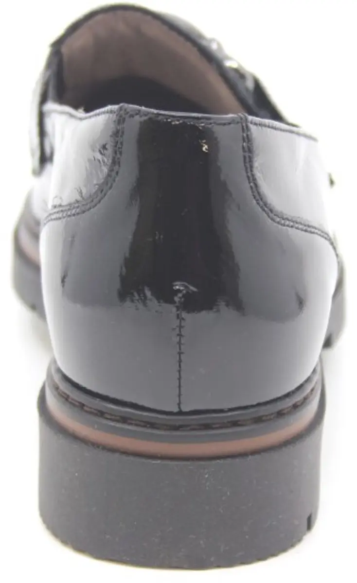 DL Sport 6766 934 04K Scillak Nero Instappers Zwart Lak Dames - Zwart - 41 - afbeelding 5 van 6