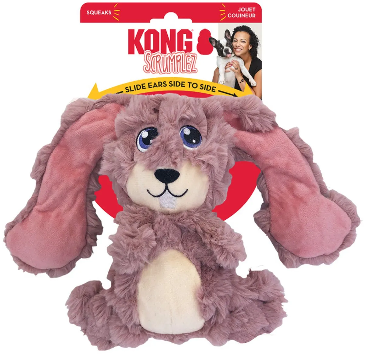 KONG Scrumplez Bunny Pluche