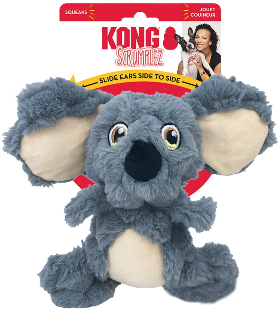 KONG Scrumplez Bunny Pluche - Roze