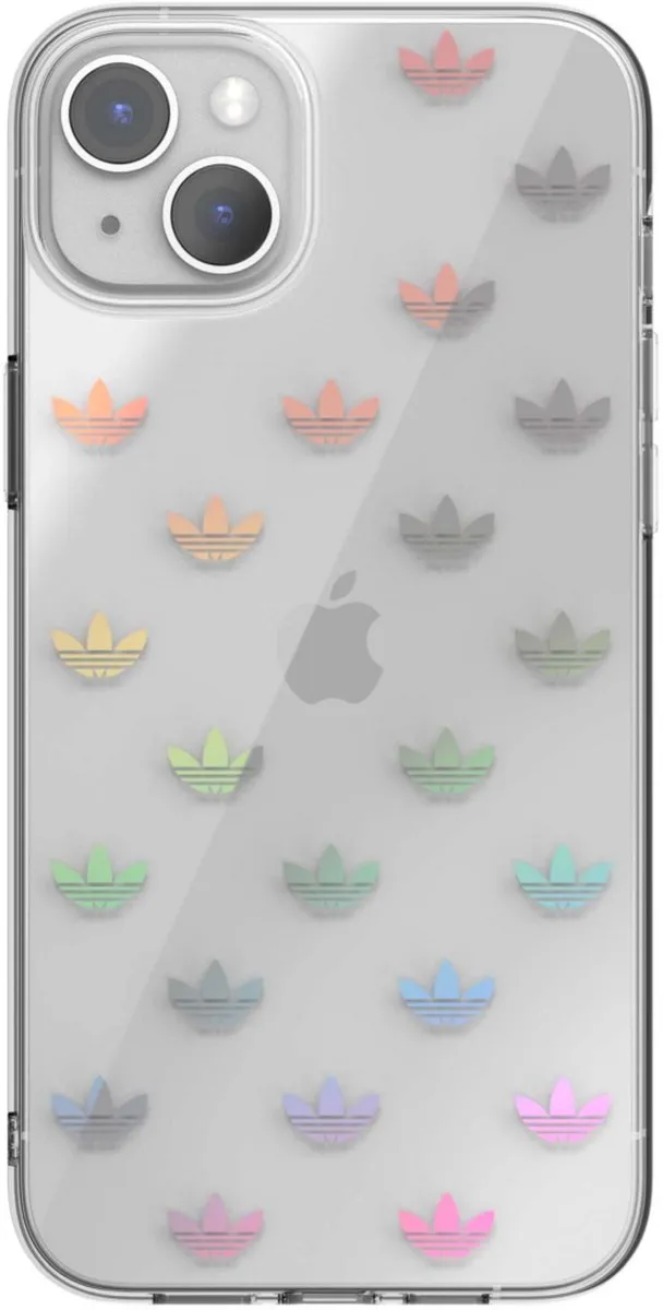 adidas Snap Case ENTRY GC2966_ADI iPhone 14 Plus Hoesje - Transparant