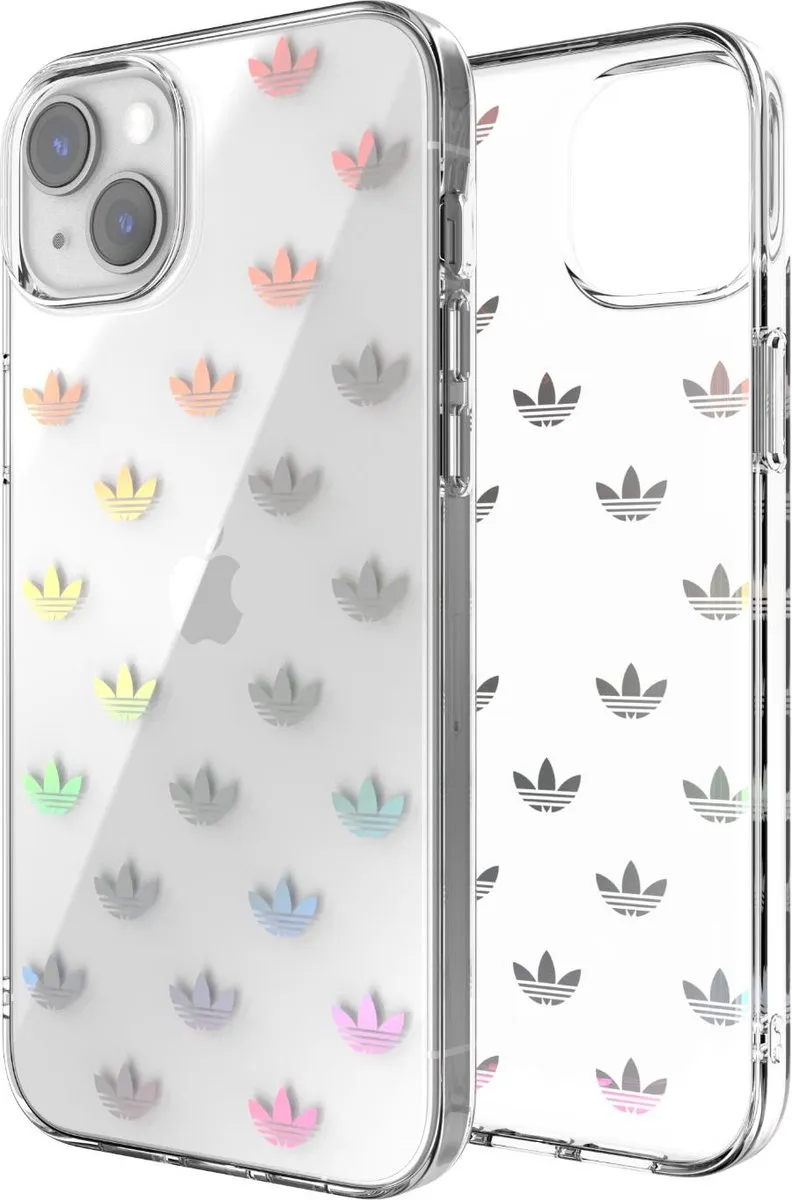 adidas Snap Case ENTRY GC2966_ADI iPhone 14 Plus Hoesje - Transparant