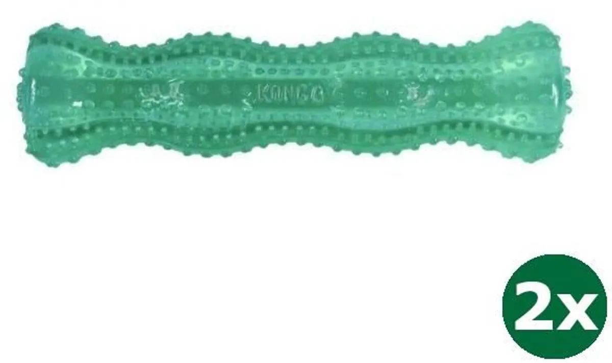 KONG Squeezz Dental Stick Mint - 2 Stuks